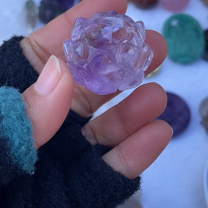 水晶颈饰未镶嵌愿**祥定制