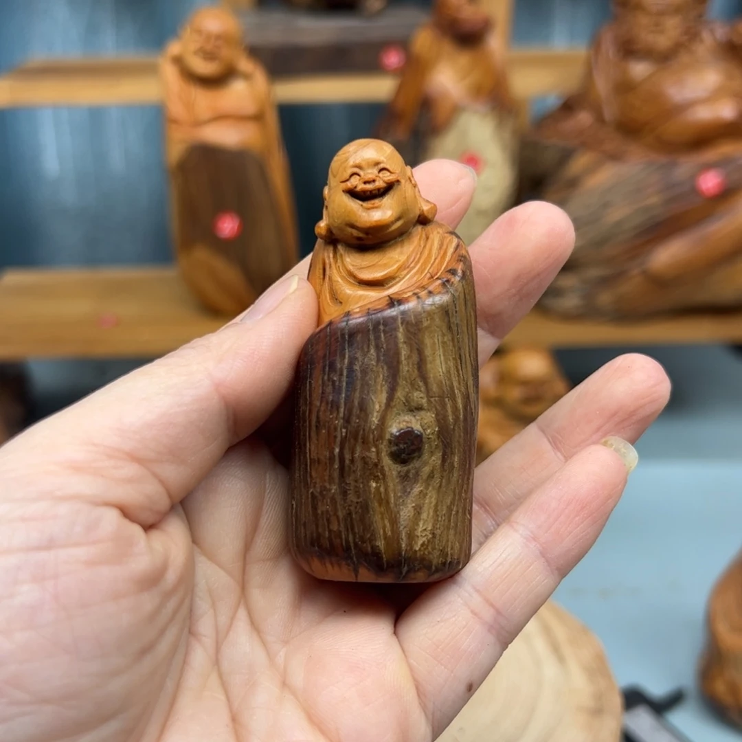 周***柏木崖柏木摆件手把件