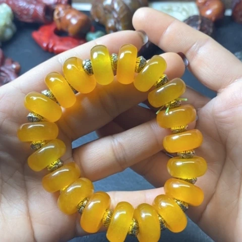 白玉菩提吊坠摆件