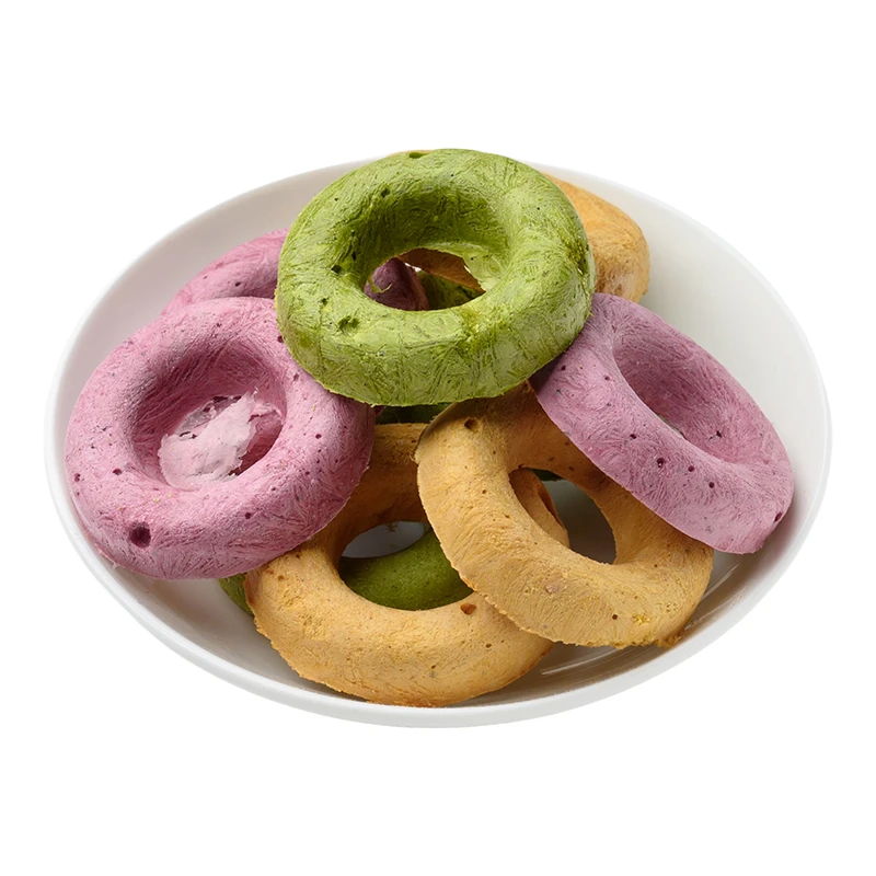 123-冻干果蔬甜甜圈40g工厂自产200种每日鲜宠物零食狗零食营养