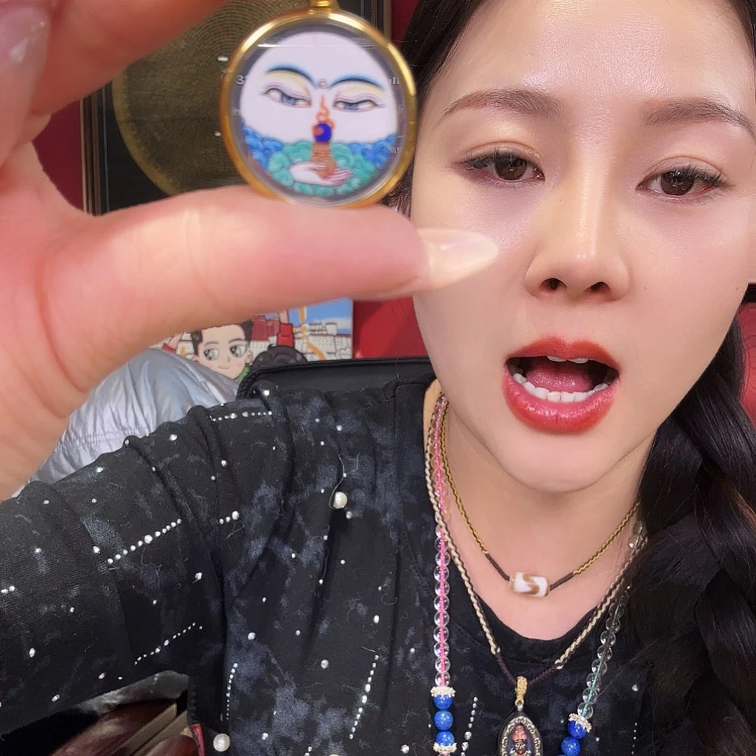 装裱画普贤一个带壳子的