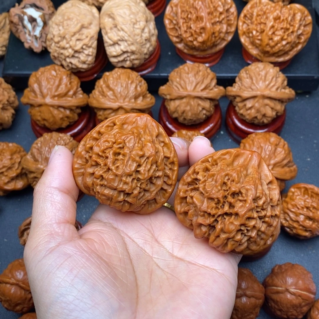 把件文玩核桃48官帽