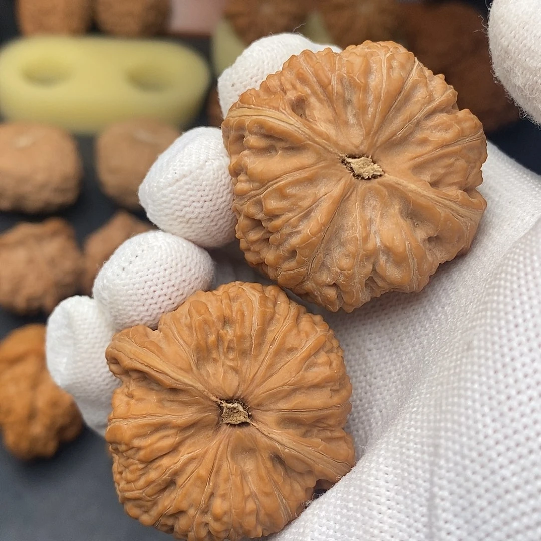 把件文玩核桃秋*-平底锅