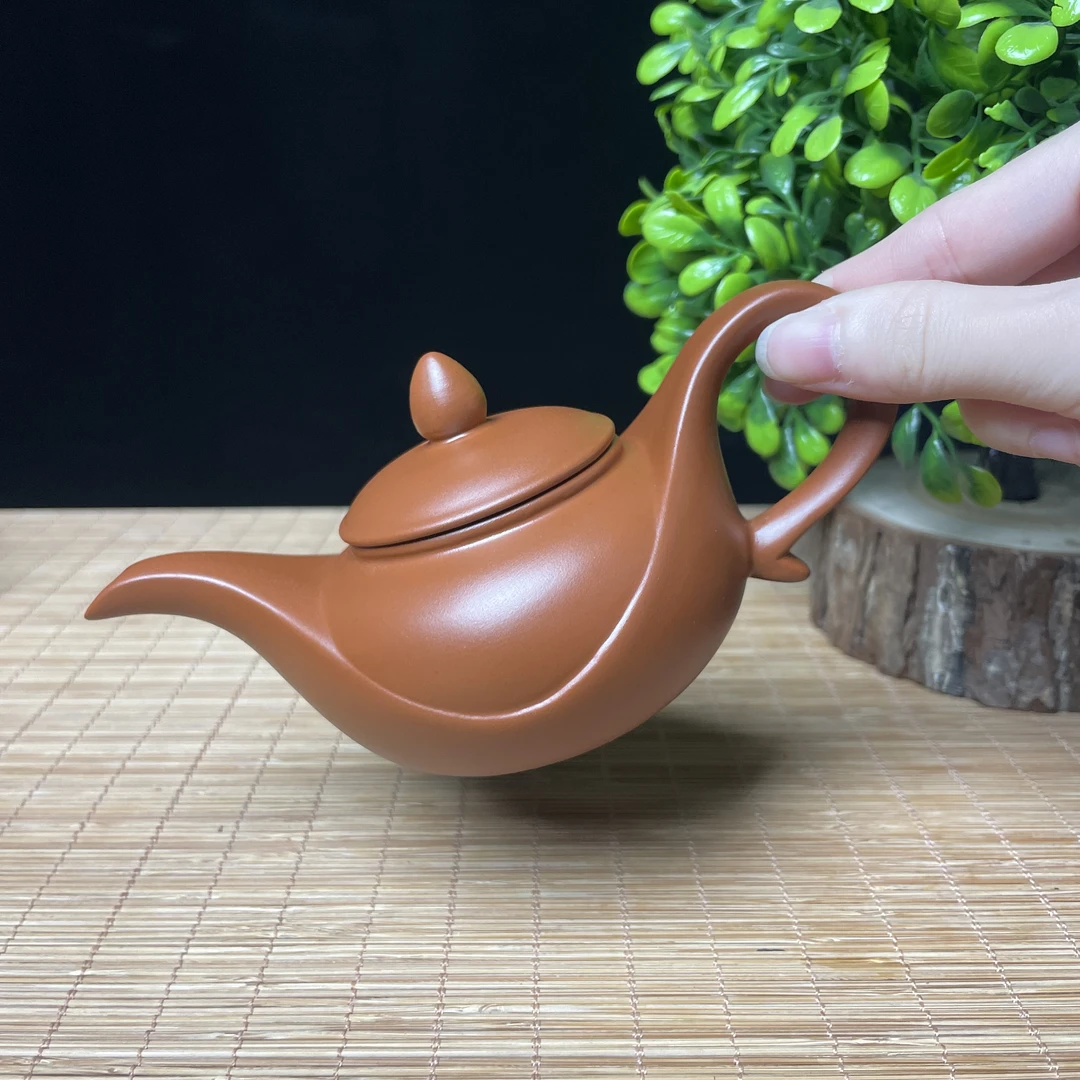 【万壶阁】110ml潮州原矿朱泥阿拉丁神灯许愿壶