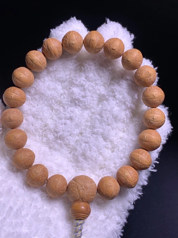 13mm尼泊尔凤眼菩提，矮桩红皮油籽，大眼睛