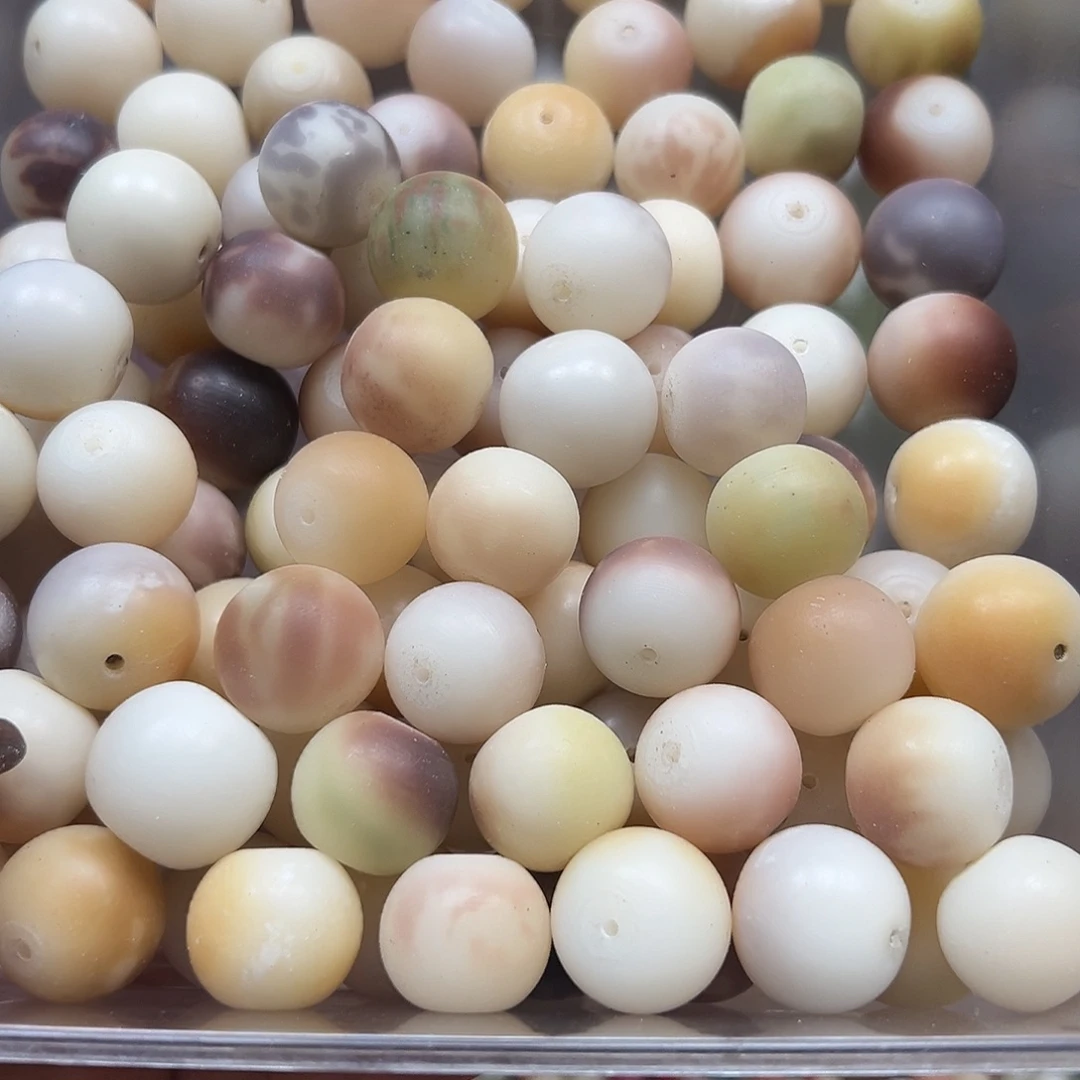 菩提根/象牙果手串瑕疵19左右瓜皮200颗有裂有坏