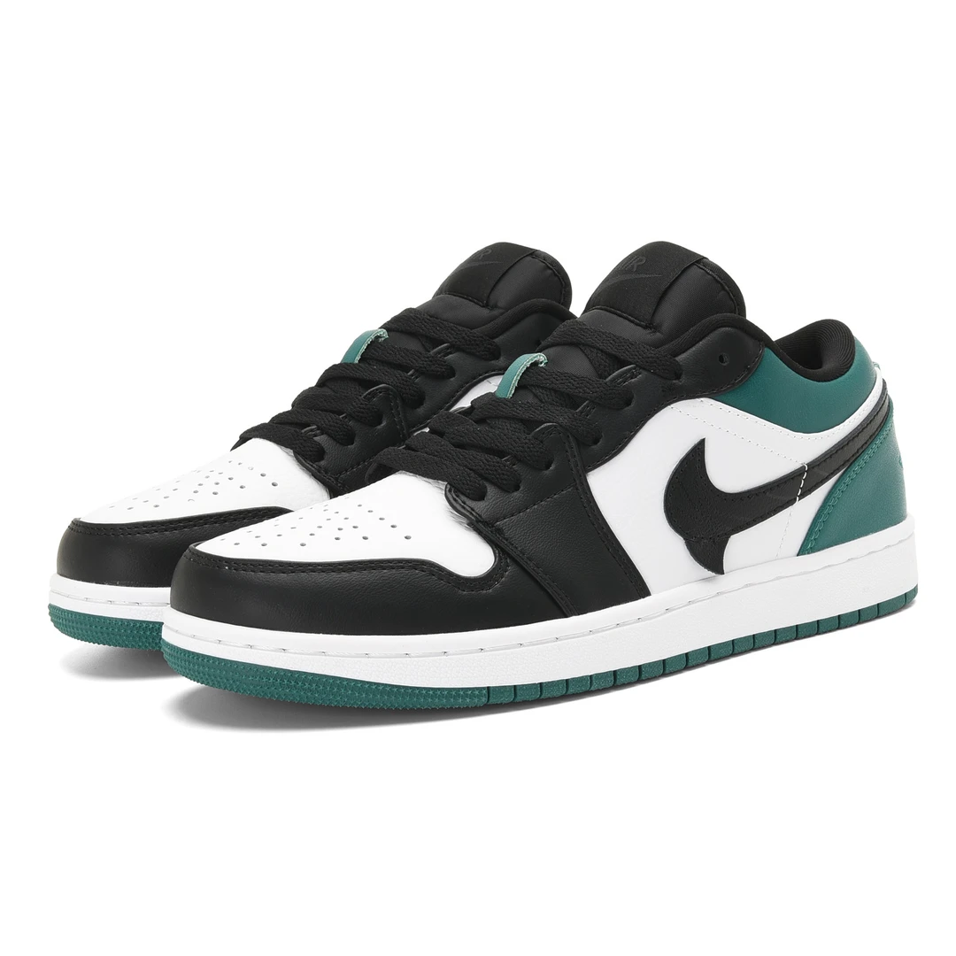 莆田纯原AJ低帮鞋男女情侣百搭休闲运动鞋倒钩熊猫闪电厚底板鞋