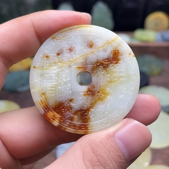 蛇纹石玉挂件未镶嵌晨****l