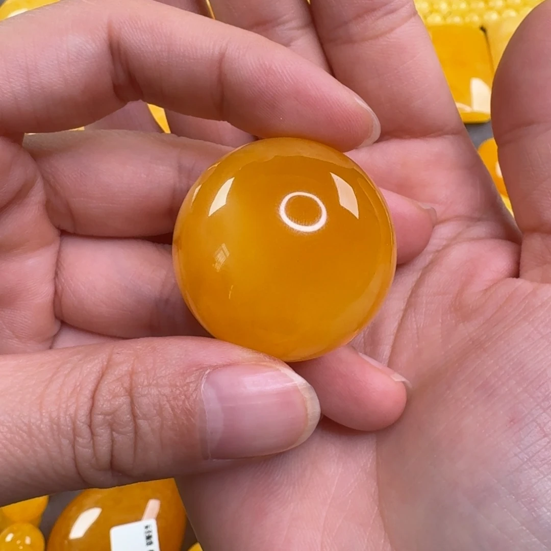 蜜蜡毛衣链未镶嵌