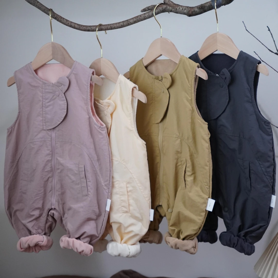 【小小添衣】宝宝冲锋衣背带裤休闲韩版婴儿幼儿春秋外穿保暖