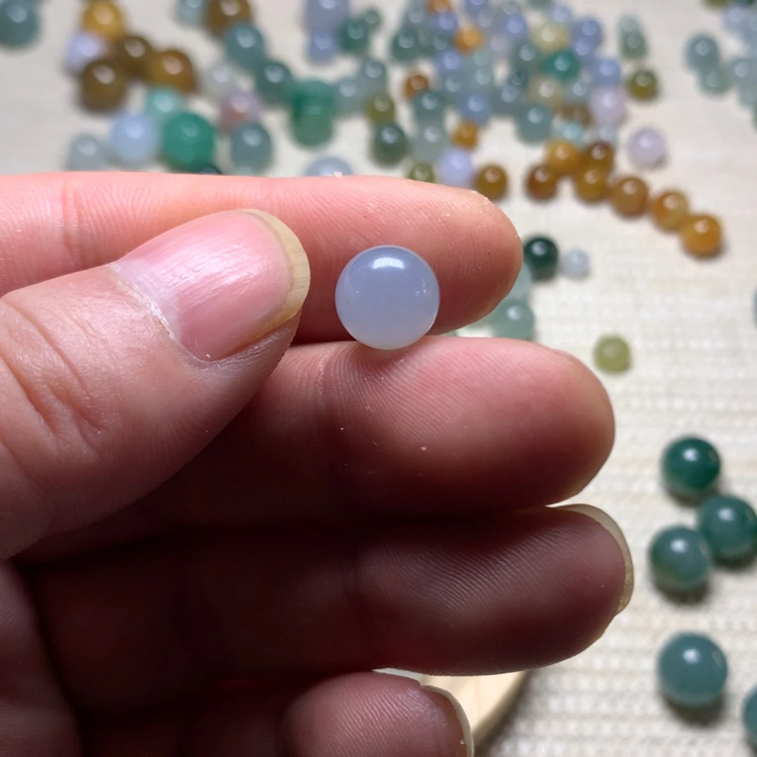 卷***懒翡翠散珠珠子一颗