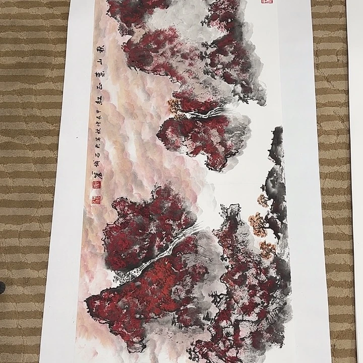 国画花鸟的翅膀是白色和100.50