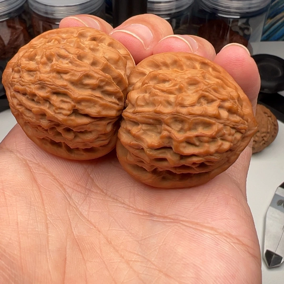 文玩核桃把件全品金牛38