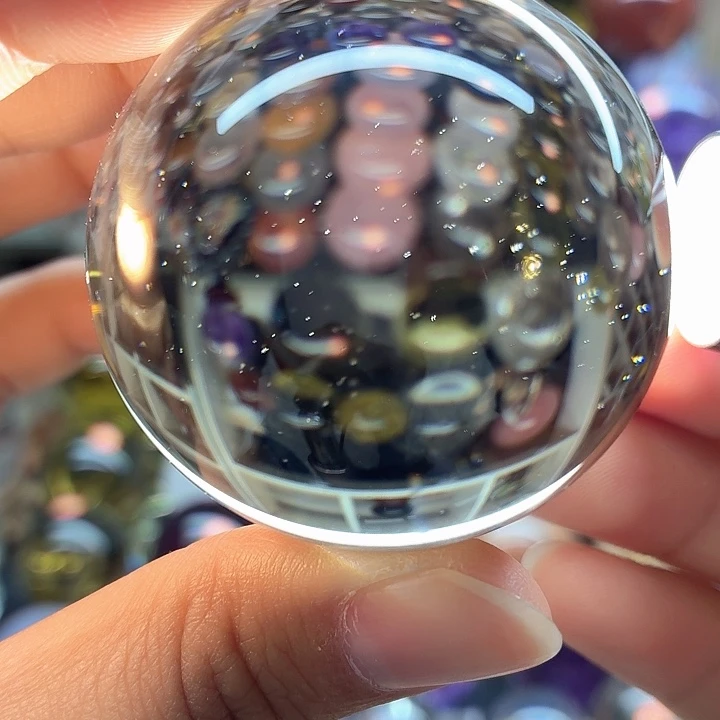 水晶未镶嵌珠宝半成品茶晶满天星4.8