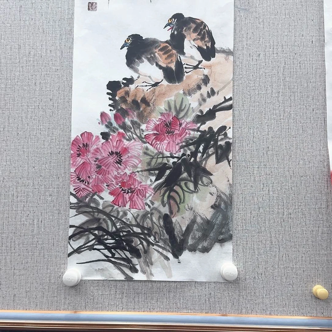 国画国画亲笔手绘