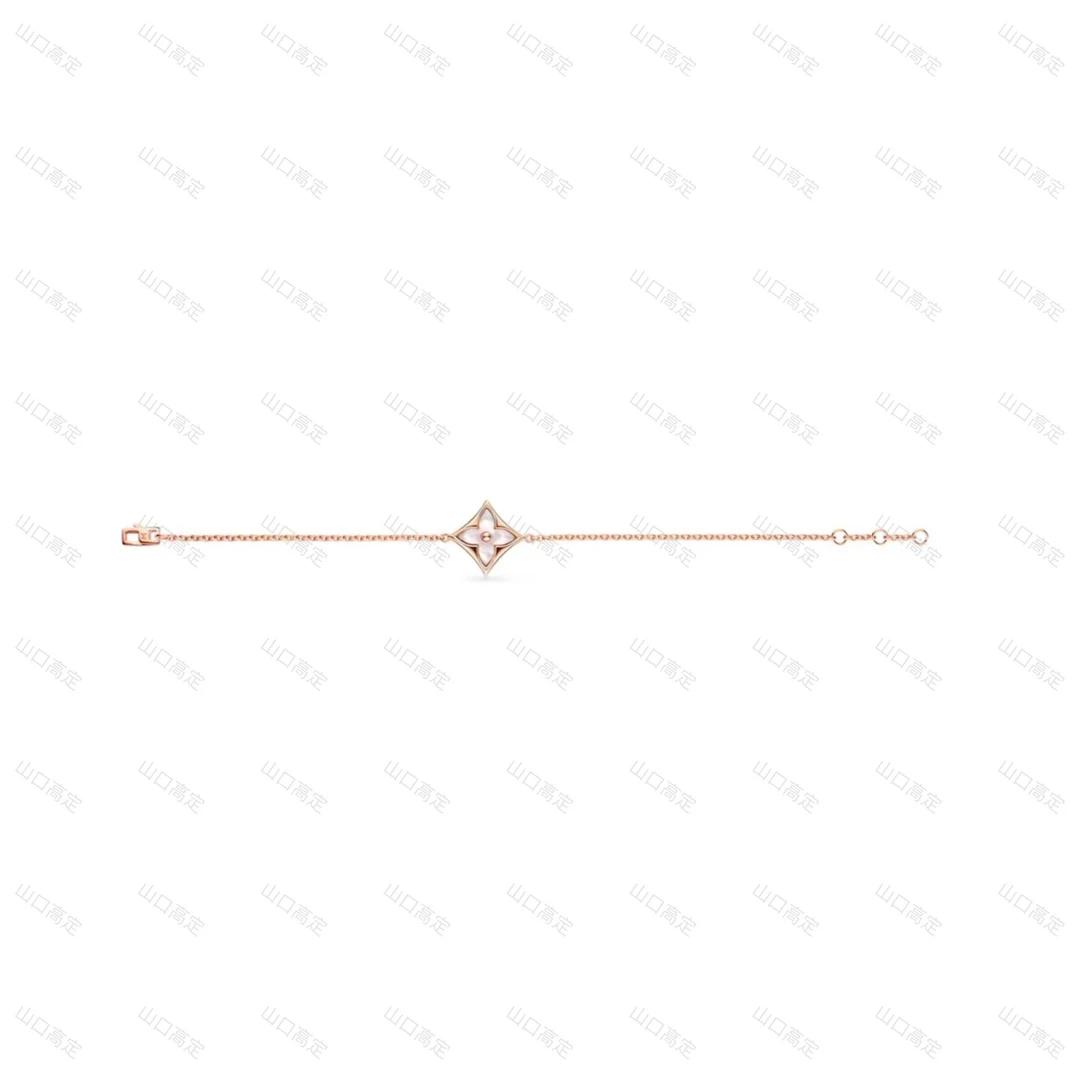 合金手链 四芒星镂空手链 中古风经典素款手链