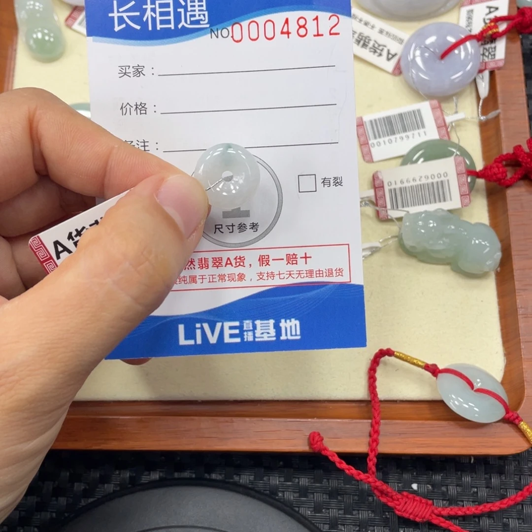 颈饰未镶嵌翡翠翡翠吊坠x4812