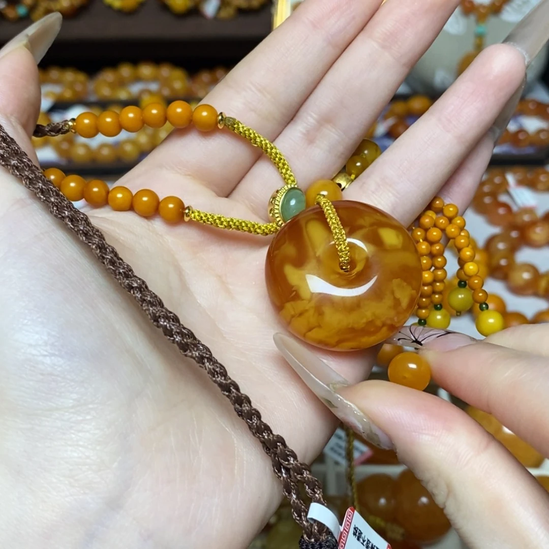 【闪购商品】蜜蜡颈饰未镶嵌项链定制