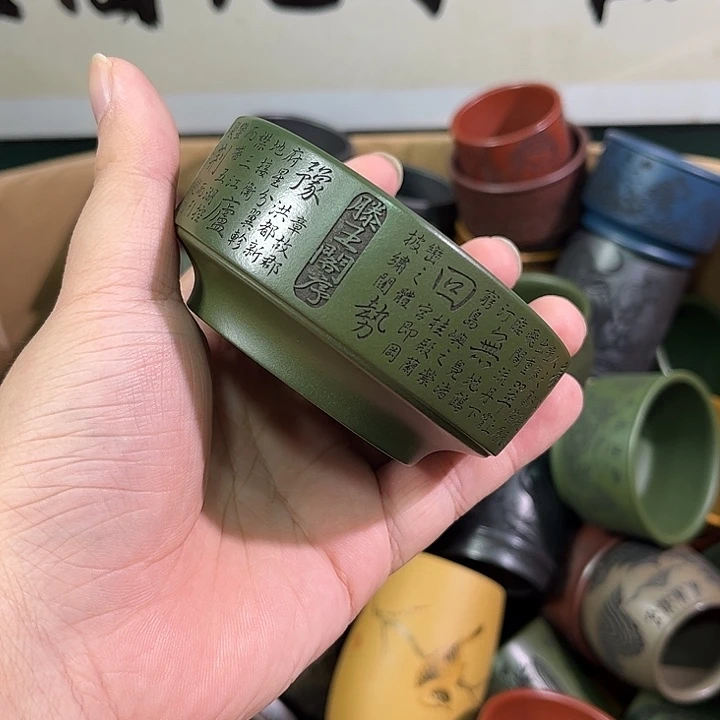 茶杯紫砂全手工紫砂主人杯