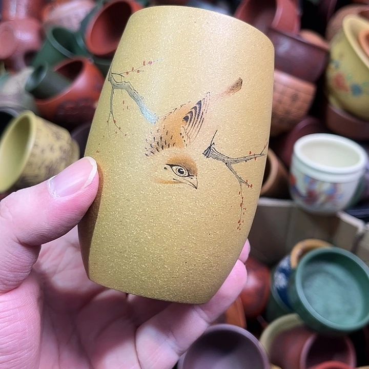 紫砂茶杯全手工紫砂主人杯