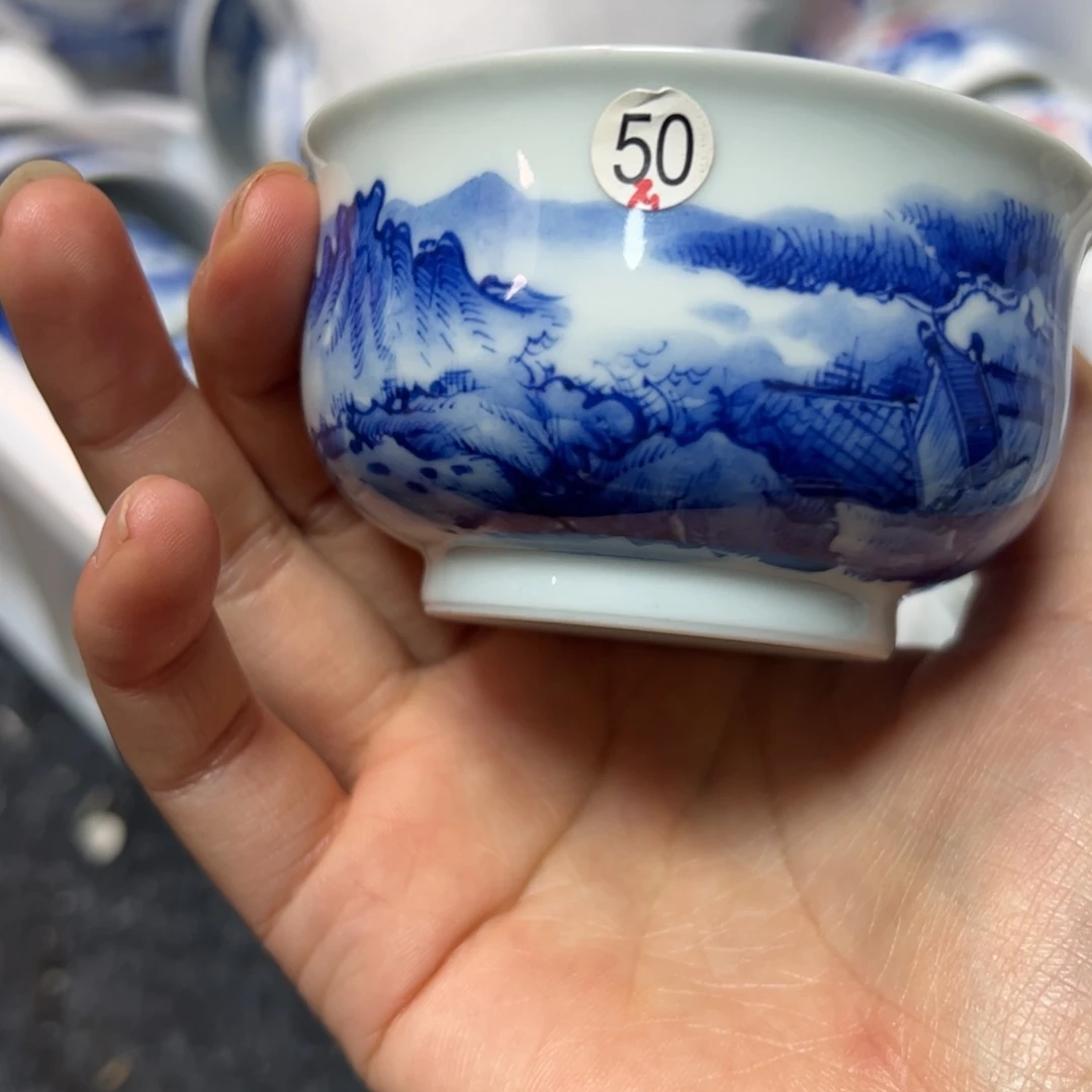 景德镇手绘茶具手工