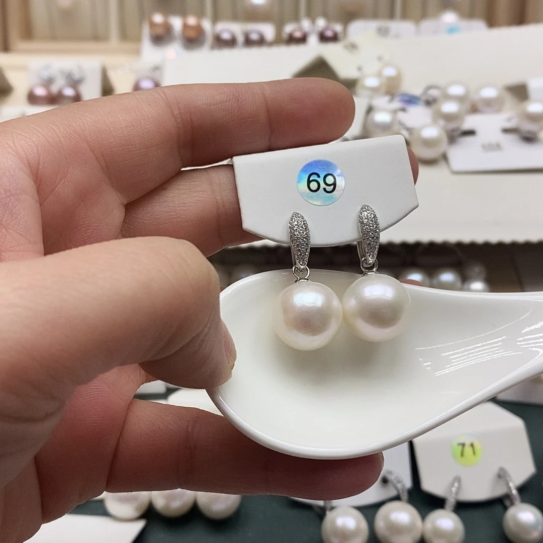 甜***圈颈饰银S925镶嵌淡水珍珠