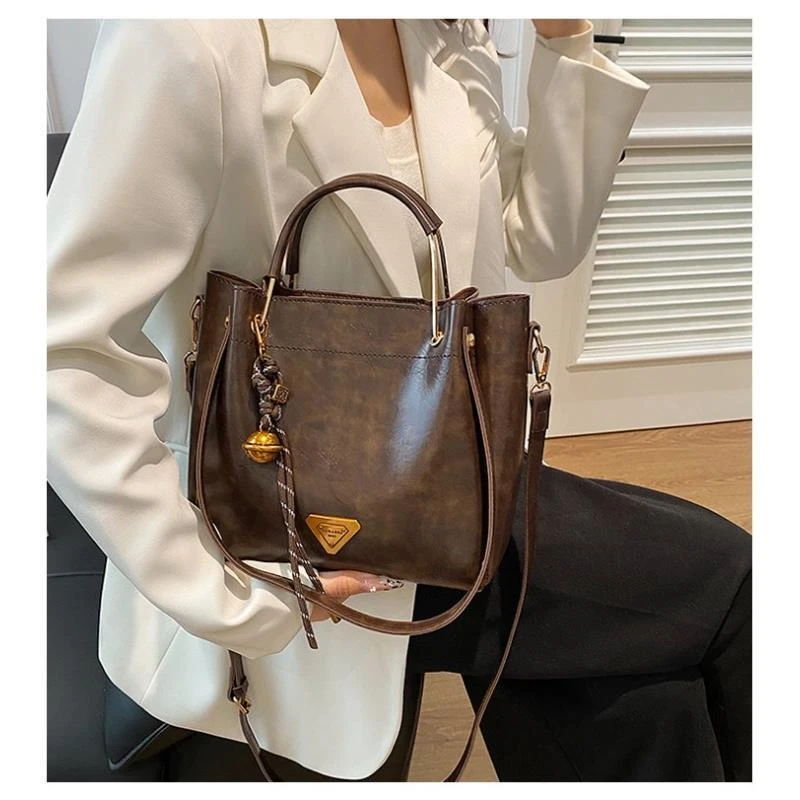 【长25宽10高22】新款时尚洋气复古大容量单肩包斜包1144