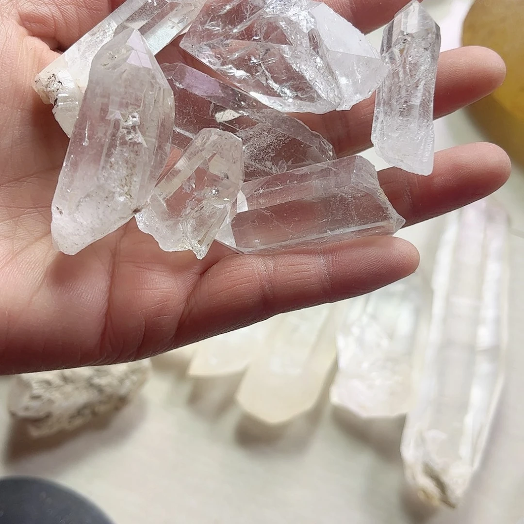 水晶天然水晶原石未镶嵌漫**瞬