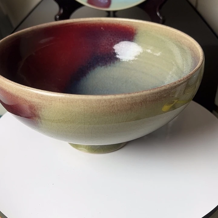 用***1摆件钧窑大碗一件