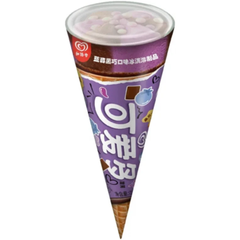 可爱多蓝莓黑巧口味考试提神