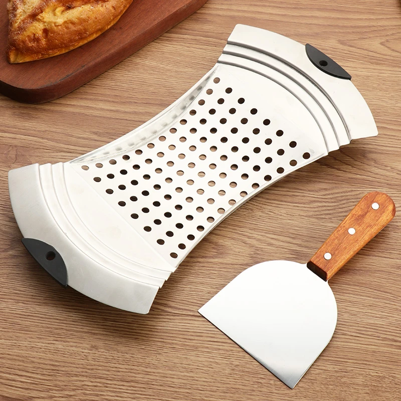 疙瘩汤专用漏勺凉虾漏抿蝌蚪工具福鼎肉片工具