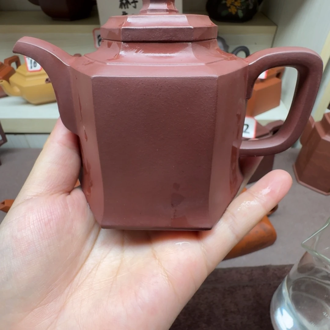 茶壶紫泥半手金宗240cc瑕疵