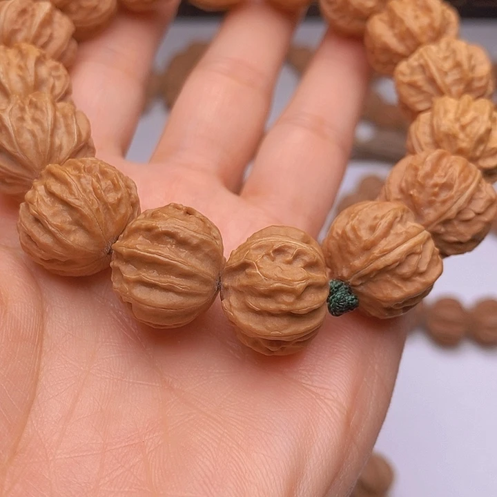 时***月手串桃核核桃手串