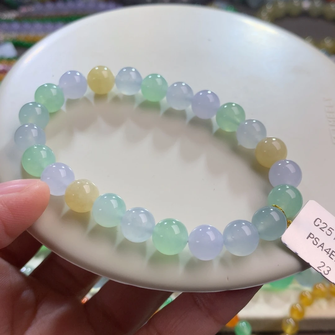 翡翠未镶嵌手链卡8