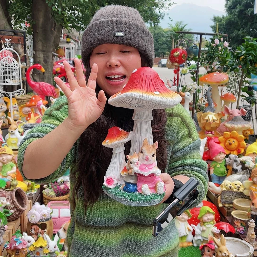 【闪购商品】无铅玻璃花园摆件&000&