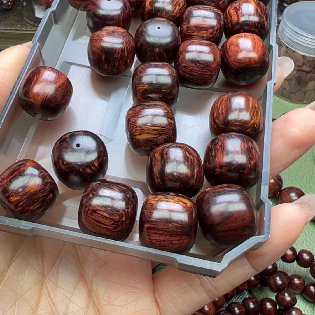 降真香其他肆*海南红降1516黑金火焰纹瑕疵