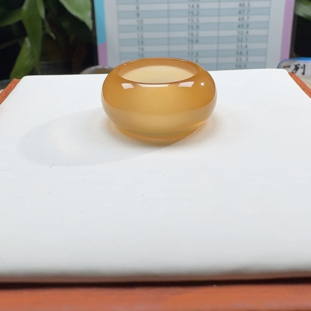 玛瑙/玉髓未镶嵌戒指Z17.7港16