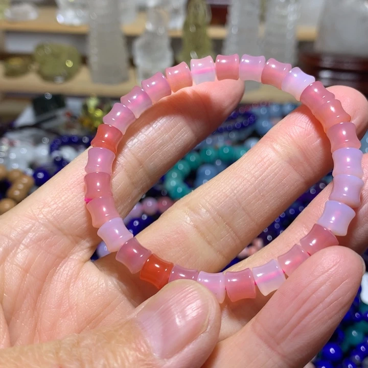 玛瑙/玉髓未镶嵌手链7mm手串