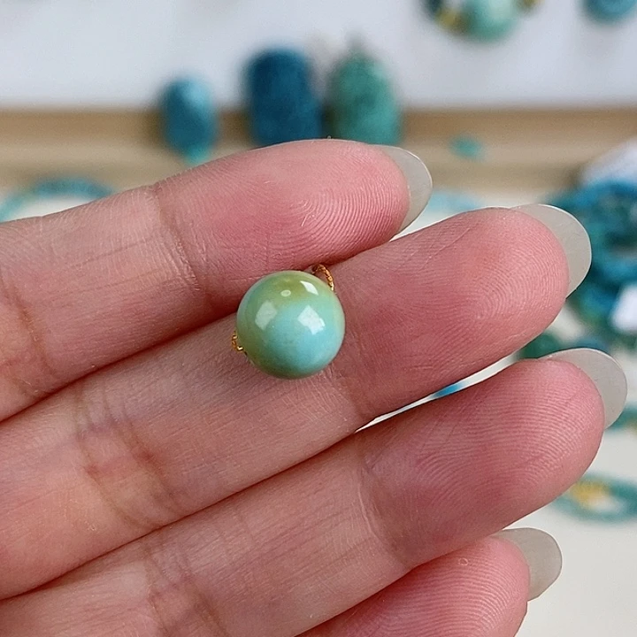 未镶嵌绿松石珠宝奇石8.4