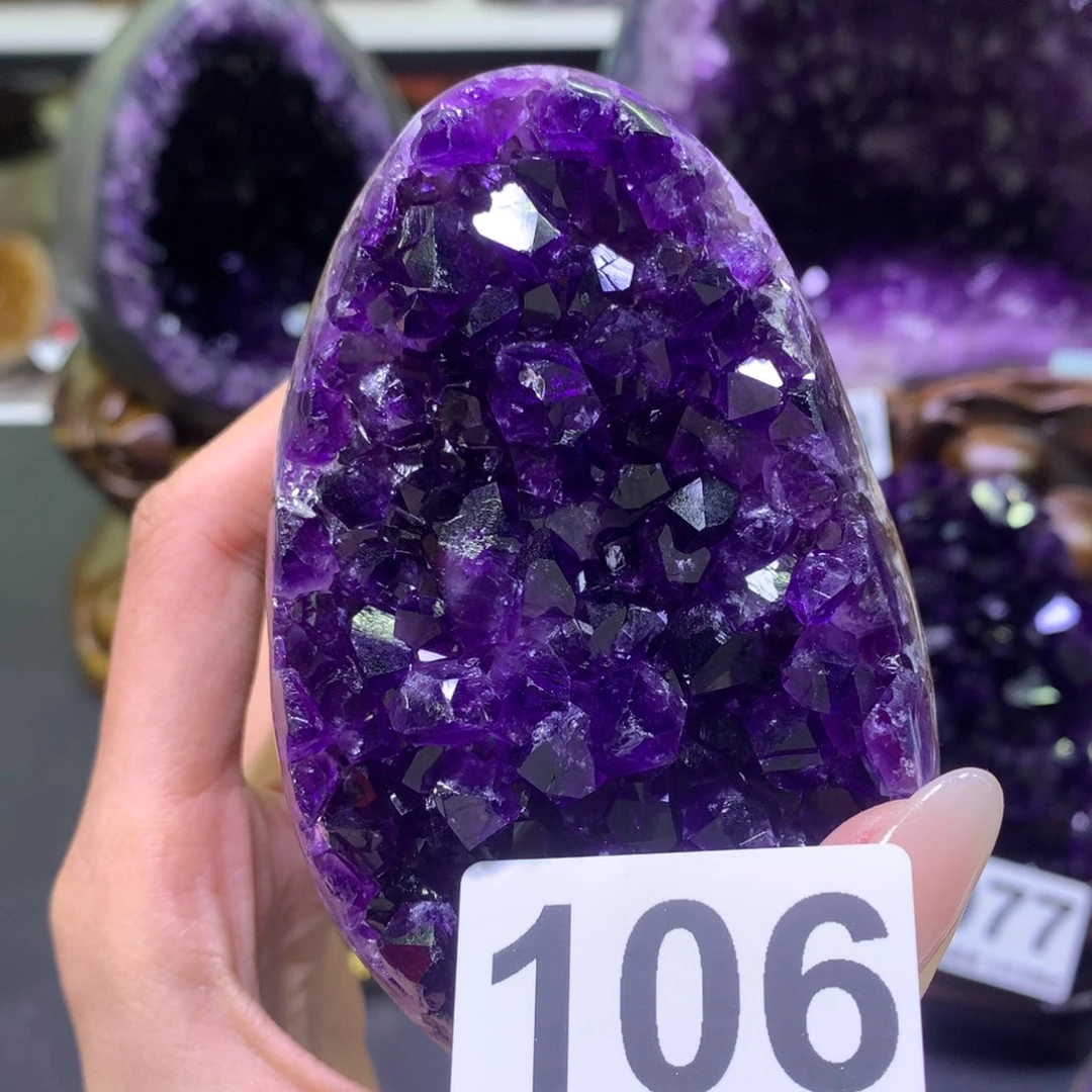 水晶水晶摆件未镶嵌小**饭