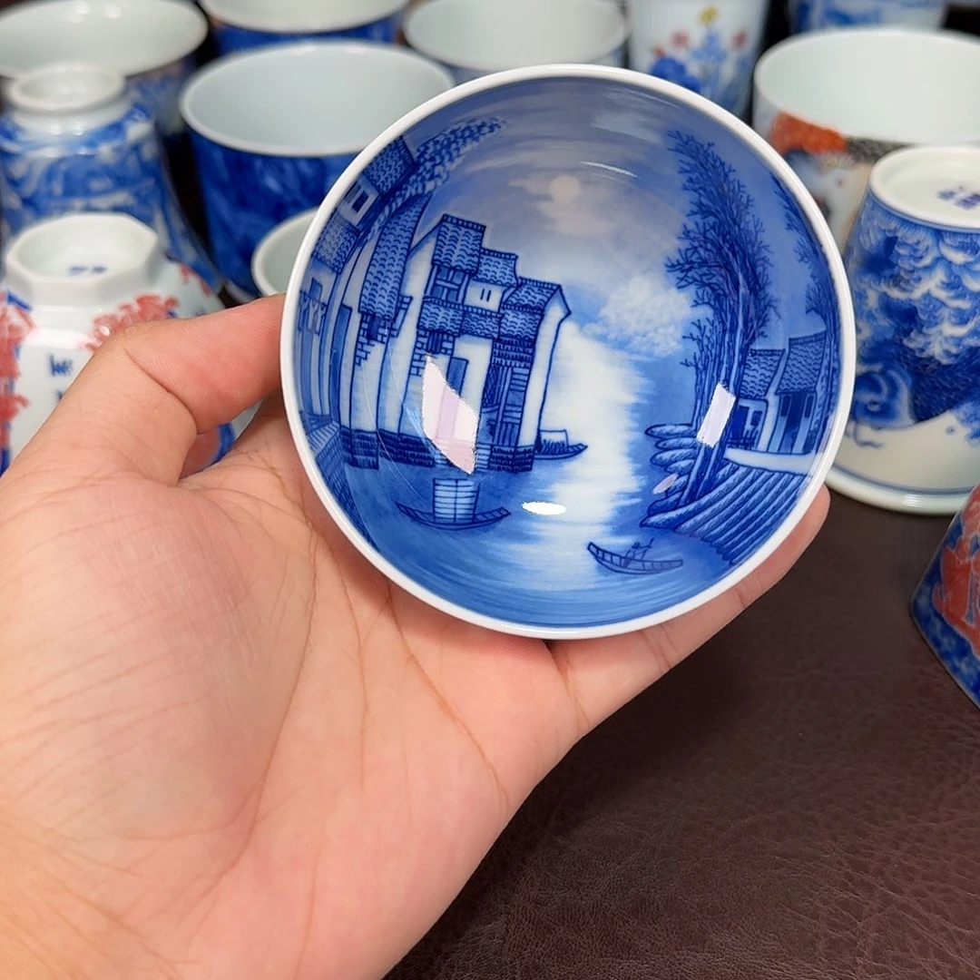文***缘现代景德镇陶瓷杯