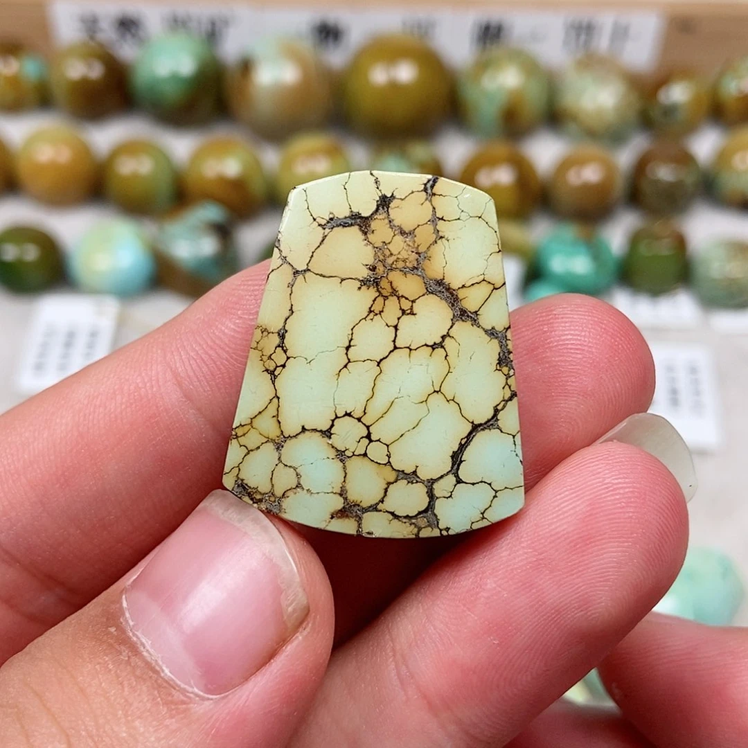 未镶嵌绿松石珠宝半成品