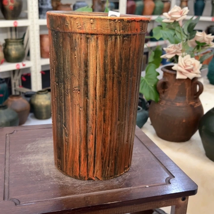 11-1瑕疵高24口15红金直筒