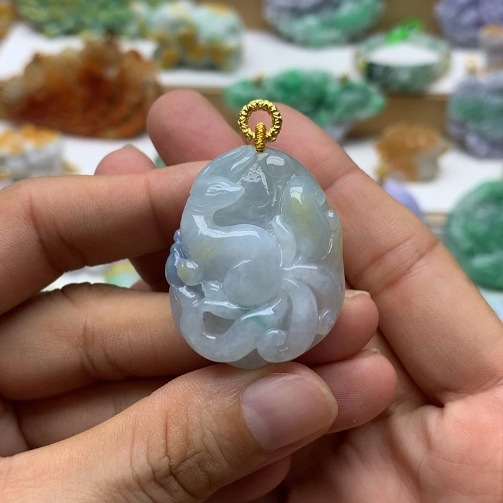 颈饰未镶嵌翡翠翡翠