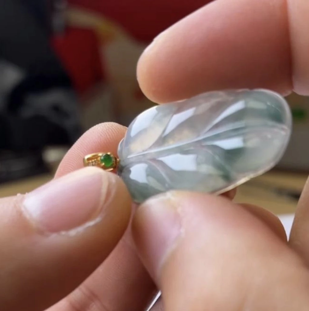 「@一哥精选款」天然缅甸翡翠挂件/@1114-GJ015