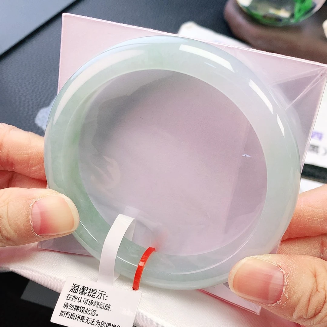 未镶嵌手镯翡翠63+圈