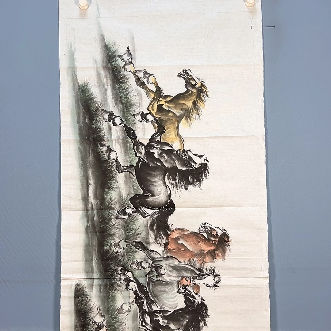 国画883 花鸟和蝴蝶在空中