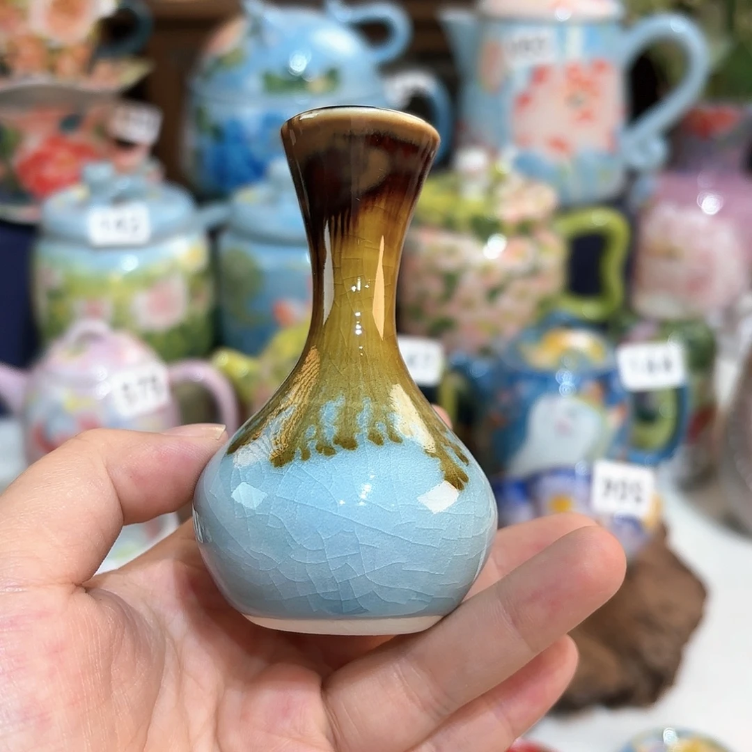 景德镇手绘高温釉下彩陶瓷茶具