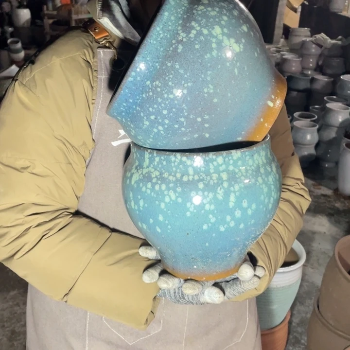 紫砂花盆口18高19正品正品