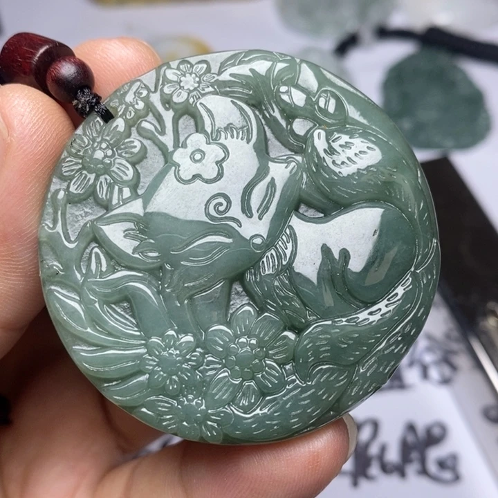 颈饰未镶嵌翡翠翡翠